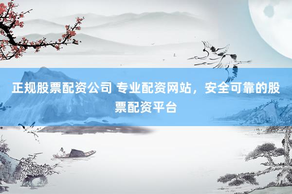 正规股票配资公司 专业配资网站，安全可靠的股票配资平台