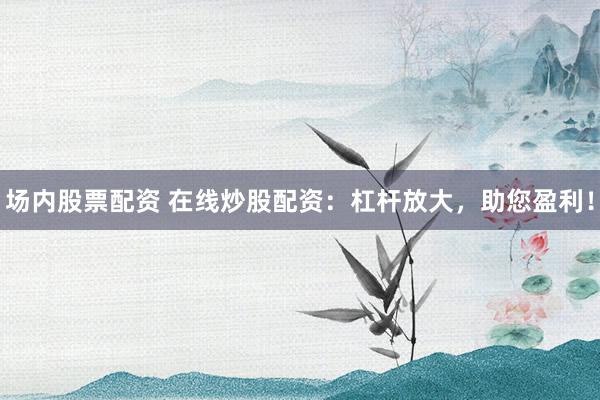 场内股票配资 在线炒股配资：杠杆放大，助您盈利！
