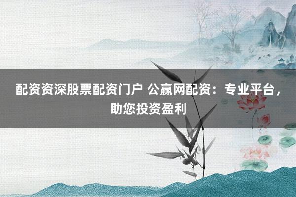 配资资深股票配资门户 公赢网配资：专业平台，助您投资盈利