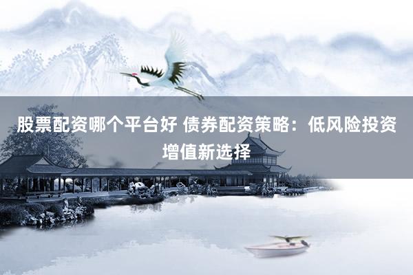 股票配资哪个平台好 债券配资策略：低风险投资增值新选择